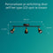 Philips Conduit Spot - Plafondspot met drie lichtpunten - Zwart met goud design - GU10 LED fitting