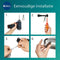 Philips Conduit Spot - Plafondspot met drie lichtpunten - Zwart met goud design - GU10 LED fitting - Ronde basisplaat