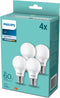 Philips CorePro LED Bulb A60 E27 8W 4000K 806lm 230V - 4-Pack - Wit Licht