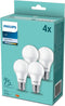 Philips CorePro LEDbulb A60 E27 10W 4000K 1055lm 230V - 4-Pack - Wit Licht