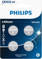 Philips CR2025 Lithium Knoopcel Batterij - 4 Stuks