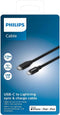 Philips DLC3106L/03 Oplaadkabel - USB-C naar Lightning-Kabel