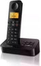 Philips draadloze telefoon D2651B - zwart