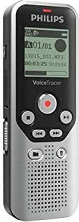 Philips DVT1250 VoiceTracer Audiorecorder Zilver/Zwart