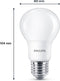 Philips energiezuinige LED Lamp Mat - 60 W - E27 - warmwit licht - 6 stuks - Bespaar op energiekosten