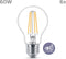 Philips energiezuinige LED Lamp Transparant - 60 W - E27 - warmwit licht - 6 stuks - Bespaar op energiekosten