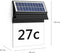 Philips Enkara solar wandlamp met huisnummer - zwart