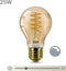 Philips filament LED lamp - E27 - Warmwit - 1 stuk(s)