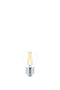 Philips Filament LED lamp LED Filament Lichtbron - Fitting E27 - Dimbaar