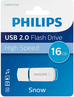 Philips FM16FD70B - USB 2.0 16GB - Snow - Blauw