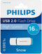 Philips FM16FD70B - USB 2.0 16GB - Snow - Blauw