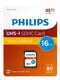 Philips FM16SD45B - SDHC kaart 16GB - Class 10 - UHS-I U1
