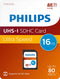 Philips FM16SD45B - SDHC kaart 16GB - Class 10 - UHS-I U1