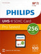 Philips FM25SD65B - SDXC kaart 256GB - Class 10 - UHS-I U3