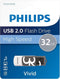 Philips FM32FD05B - USB 2.0 32GB - Vivid - Grijs