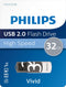 Philips FM32FD05B - USB 2.0 32GB - Vivid - Grijs