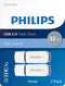 Philips FM32FD70D - USB 2.0 32GB - Snow Edition - Grijs - 2 stuks