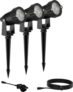 Philips GardenLink Caper 24V sokkellamp met spies - zwart - set van 3