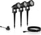 Philips GardenLink Caper 24V sokkellamp met spies - zwart - set van 3