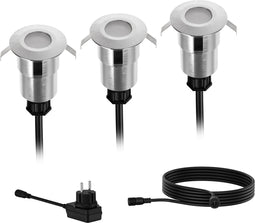 Philips GardenLink Spore 24V grondspot - zwart - set van 3