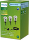 Philips GardenLink Spore 24V grondspot - zwart - set van 3