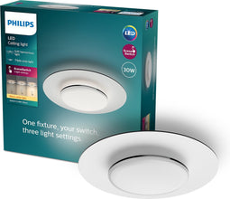 Philips Garnet ceiling lamp - Wit - 27K - 30W