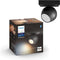Philips Hue Buckram opbouwspot - warm tot koelwit licht - 1-spot - zwart