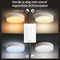 Philips Hue Enrave plafondlamp - warm tot koelwit licht - wit - 26cm - 1 dimmer switch tot koudwit