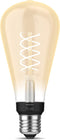 Philips Hue filament Edison lamp ST72 - zachtwit licht - 1-pack - E27