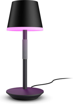 Philips Hue Go draagbare tafellamp - wit en gekleurd licht - zwart