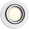 Philips Hue Milliskin Recessed Spotlight - Warm To Cool White Light - White - Round