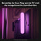 Philips Hue Play Lichtbalk Tafellamp basis - White and Color Ambiance - Gëintegreerd LED - Zwart - 42W