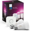 Philips Hue starterkit - wit en gekleurd licht - 2 x 9W - E27 - 1100lm - met Bridge