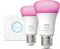Philips Hue starterkit - wit en gekleurd licht - 2 x 9W - E27 - 1100lm - met Bridge