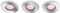 Philips Hue Xamento badkamerinbouwspot - wit en gekleurd wit - 3-pack - chroom - rond