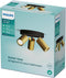 Philips Idris Spot - Plafondspot - Spatwaterdicht IP44 - Zwart met goud - Badkamerlamp - Drie lichtpunten - Ronde basisplaat - Alleen geschikt voor LED spots