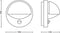 Philips June buitenwandlamp met sensor - antraciet