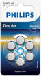 Philips - knoopcelbatterijen - 6x stuks - gehoorapparaat - ZA675B6A/00
