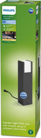 Philips LED Arbour sokkellamp voor buiten - laagspanning - antraciet - warmwit licht - 6 W