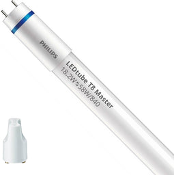 Philips - LED Buis T8 - MASTER (EM/Mains) High Output - 18.2W 3100Lm - 840 Koel Wit | 150cm - T8 Fitting - Vervangt 58W