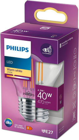Philips LED classic 40W E27 WW P45 CL ND