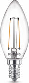 Philips LED Classic Kaarslamp 25W B35 E14 Warm Wit