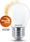 Philips LED Kogellamp Mat - 40 W - E27 - Dimbaar warmwit licht