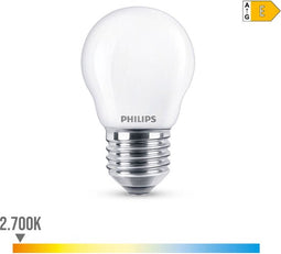 Philips LED Kogellamp Mat - 60 W - E27 - warmwit licht