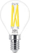 Philips LED Kogellamp Transparant - 60 W - E14 - Dimbaar warmwit licht