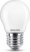 Philips LED lamp E27 Monochroom Lichtbron - Warm wit - 4,3W = 40W - Ø 4,5 cm - 1 stuk