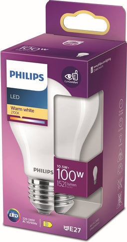 Philips LED Lamp Mat - 100 W - E27 - warmwit licht