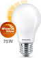 Philips LED Lamp Mat 75W E27 Dimbaar Warm Wit Licht