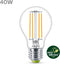 Philips LED lamp Transparant - 40 W - E27 - warmwit licht