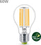 Philips LED lamp Transparant - 60 W - E27 - warmwit licht
